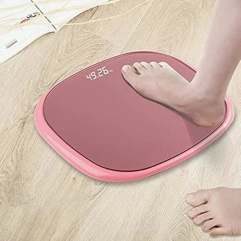 Body Weight Scale Bathroom Scales Floor Body Scale Smart Electronic Weight Scales Toughened Glass LED Digital Household Weighing Scales