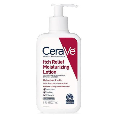CeraVe Itch Relief Moisturizing Lotion with Pramoxine Hydrochloride for Dry Skin  (237ml)