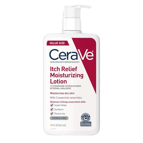 CeraVe Itch Relief Moisturizing Lotion with Pramoxine Hydrochloride for Dry Skin  (237ml)