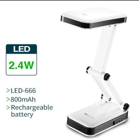 DP Led Light Rechargeable and Fashionable Folding Design SMD LED Desk Lamp Led Dual Purpose