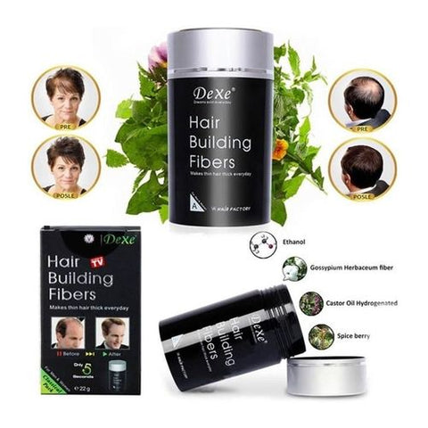 Dexe Hair Building Fibers  22g | For Men &amp; Women (22g)