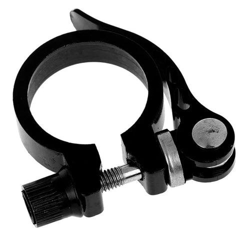 Bicycle Seat Post Clamp | Bike Seat Rod Lock (black)