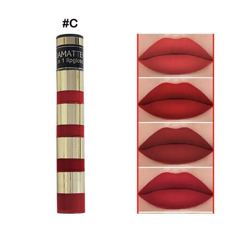 4 in 1 glossy lip gloss (random color)