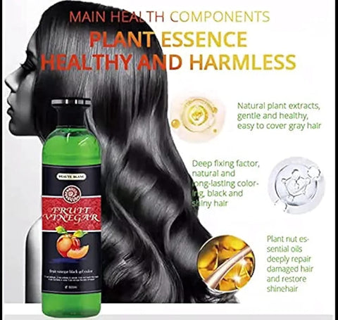 Aravli BEAUTE BLANC Fruit Vinegar Black Gel Color,  500 ml