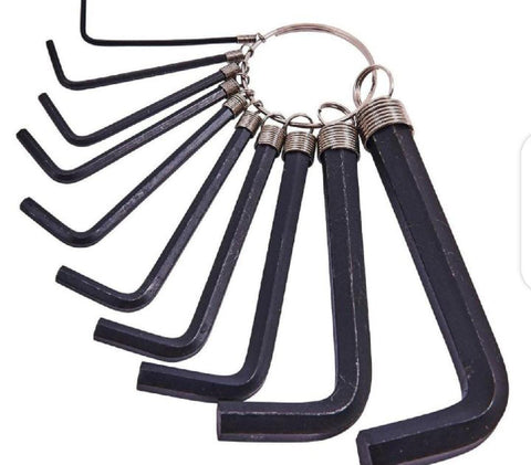 10 Piece L Shape Key | Allen Key Hex Hand tool