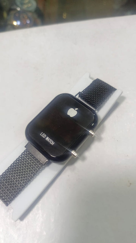 black New Magnet Chain Digital LED Watch For Mens &amp; Womens (without box )