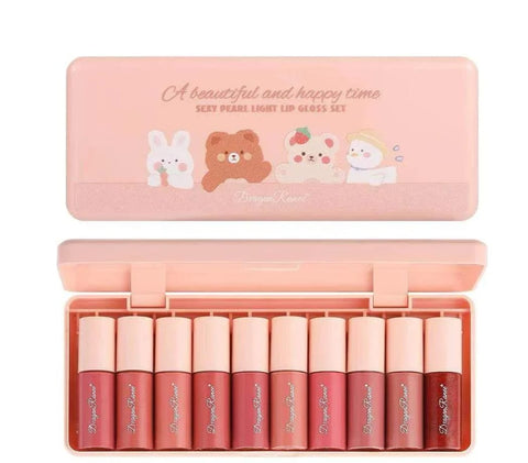 (10 Lipglosses) Dragon Ranee Lipglosses Korean Lip Gloss