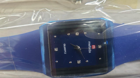 (Blue) mefada QUARTZ luxary watche For men &amp; Women   (without box )