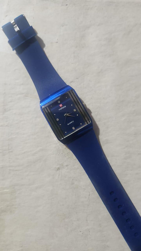 (Blue) mefada QUARTZ luxary watche For men &amp; Women   (without box )
