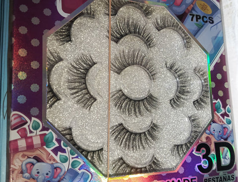 3D Eyelashes 7 pcs Eyelashes for beautiful eyes