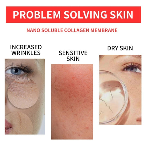 Collagen dissolving Mask for Korean glass skin | collagen filler collagen instant facial mask (Without Box)