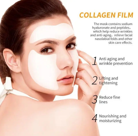 Collagen dissolving Mask for Korean glass skin | collagen filler collagen instant facial mask (Without Box)