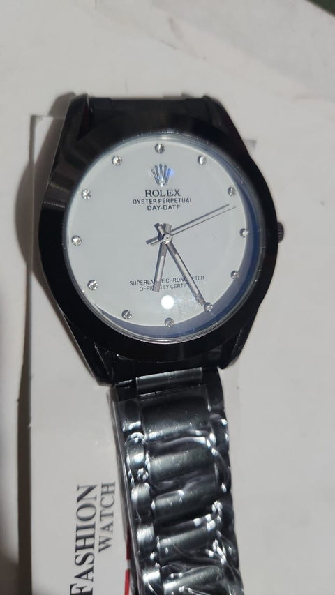 Black Chain Rolex Watch for men  Wrist Watch  (without box )