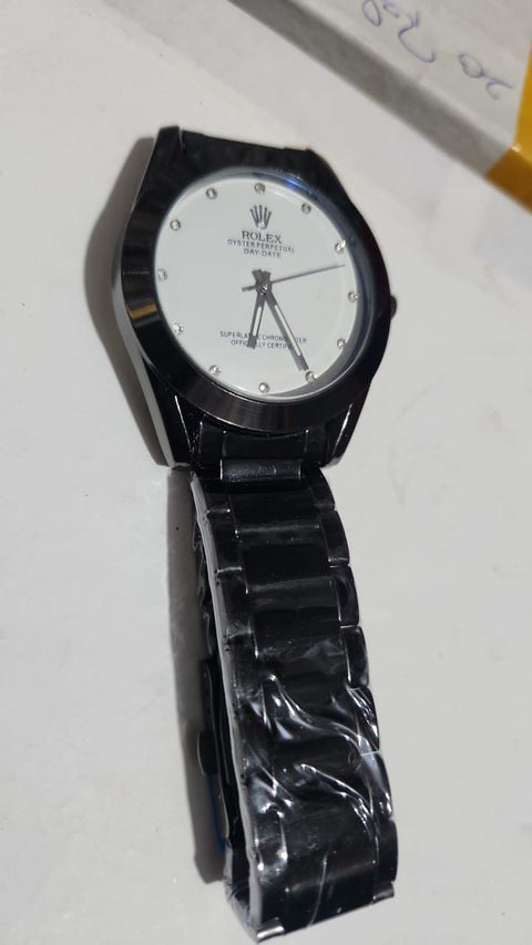 Black Chain Rolex Watch for men  Wrist Watch  (without box )