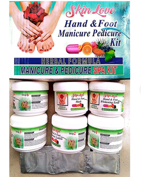 6 step Manicure &amp; pedicure Cream SPA kit
