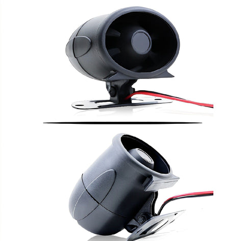 Car Anti-Theft Horn Siren, Horn Alarm 12V Tweeter Alarm Treble Voice Speaker High Decibel Intelligent Voice Alarm