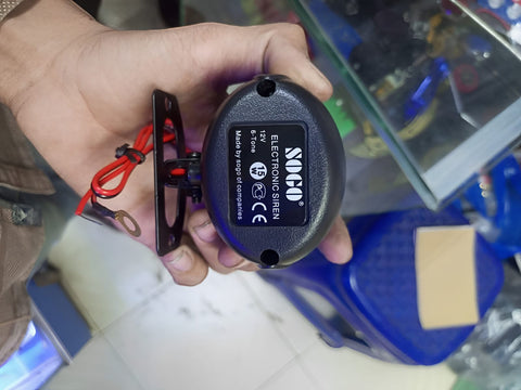 Car Anti-Theft Horn Siren, Horn Alarm 12V Tweeter Alarm Treble Voice Speaker High Decibel Intelligent Voice Alarm