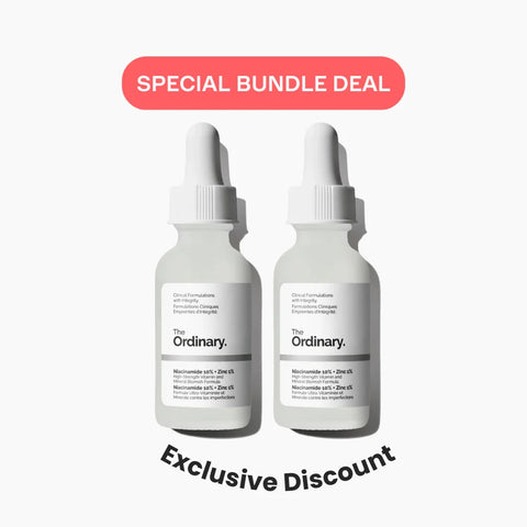 (PAck Of 2 ) The Ordinary Niacinamide 10% + Zinc 1 % (30ML ) - with barcode &amp; Batch Code
