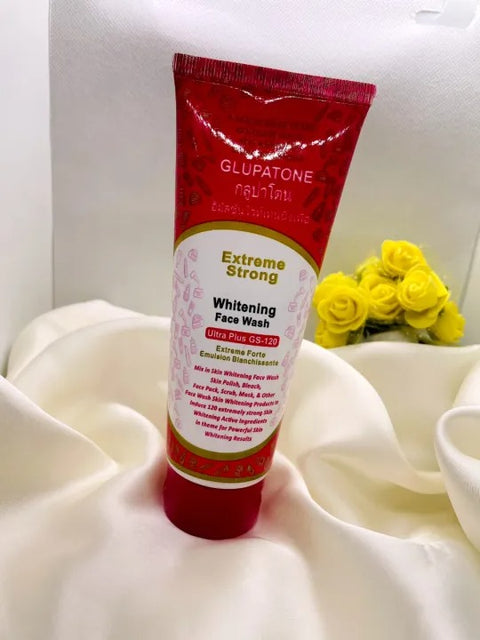 Glupatone Whitening Face Wash GS 120 - Extreme Strong Powerful Whitening for Clear Skin 100ml