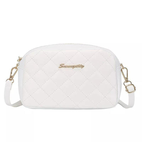 Girl's PU Leather Embroidered Shoulder Bag