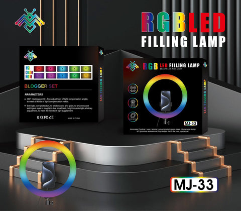 (only ring light) RGB LED Soft Ring Light, RGB Flash Ring Light for Camera Smartphone for Many More