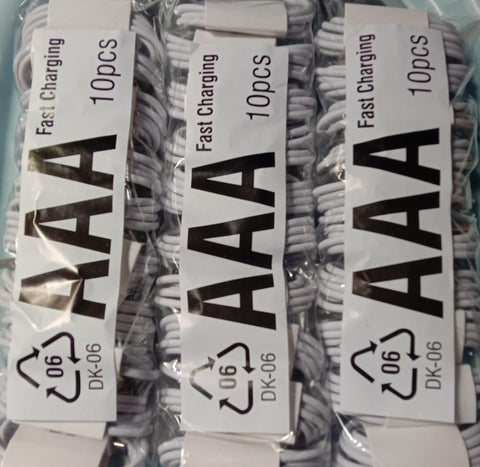 ( Pack of 10 ) micro USB Cable 6 A  Fast Charger - Quick Charging