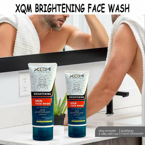 1 Pc XQM Brightening Men's Face Wash | Brightening Effect | Deep Cleansing | For Men’s Skin 100ML