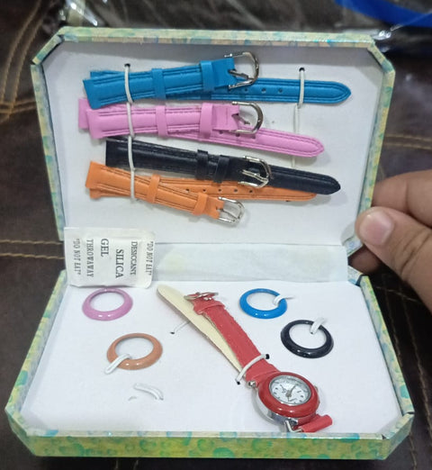 Bindas Collection 5 In 1-Multi Dials &amp; Strap Wrist Watch