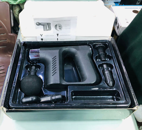 Blueidea Deep Tissue fascial massager with 4 massage Muscle Massage Gun (Random color).