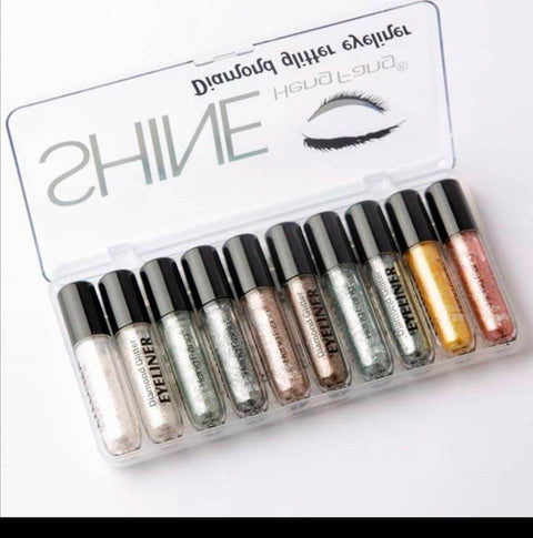 (Pack Of 10) Heng Fang Shine Diamond Glitter Eyeshadow
