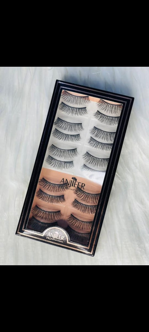 Anjeer Mink Eyelashes 10 Pairs Each Card