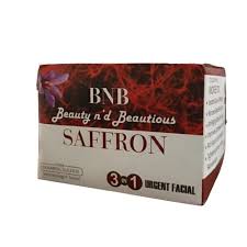 B and B Saffron Whitening Facial Kit 3 in 1 - Urgent Facial &amp; Dead Skin Removal