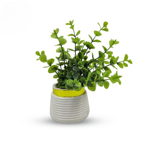 Artificial eucalyptus planter  Tree Decoration Piece / Elevate your home’s elegance with stunning artificial flowers.