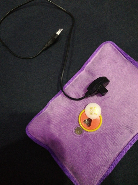 Electric Heating Pad - Heat Pouch Hot Water Bottle Bag Back Full Body Pain Relief Heating Pouch (random color) original with box