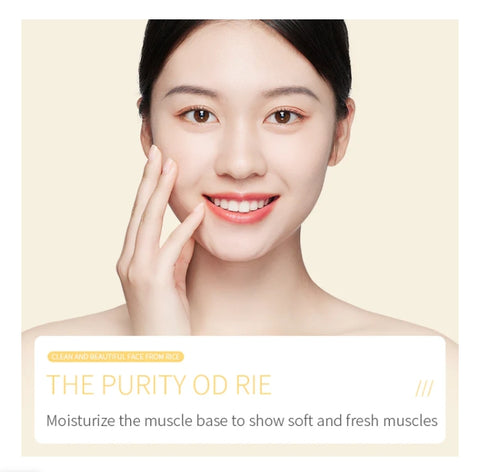 BIOAQUA Rice Raw Pulp Skin Whitening Product - Facial Cleanser (100g)