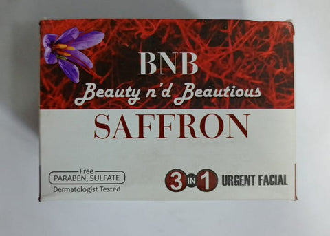 B and B Saffron Whitening Facial Kit 3 in 1 - Urgent Facial &amp; Dead Skin Removal