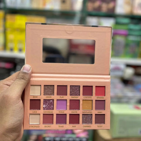 18 Shade   glittery - Matte  NUDE Eyeshadow Palette