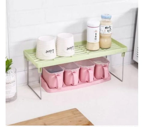 Folding Stack up shelf for spice jars Cabinet Shelves foldable Shelf Stand Spice Jars Rack Cupboard Storage Support Kitchen accessories Pantry Organizer