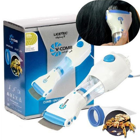Electric Anti Lice V Comb Machine Smart, Compact and Sleek Design  (with box)