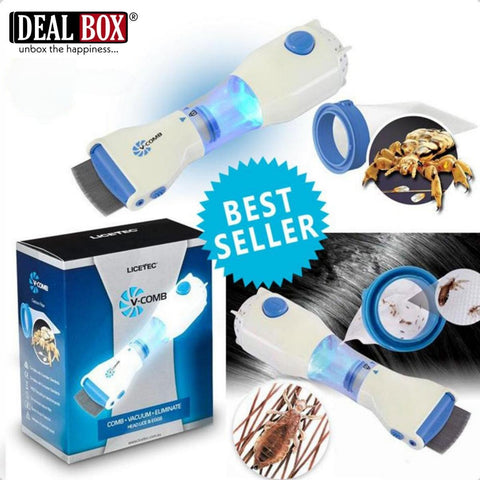 Electric Anti Lice V Comb Machine Smart, Compact and Sleek Design  (with box)