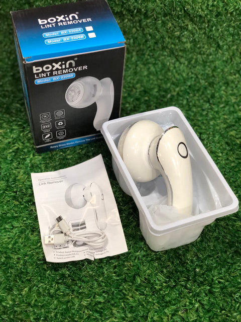 Boxin BX-5208B Portable Lint Remover Rechargeable USB Portable Clothes Shaver for Fluff Pilling Fabric Shaver Lint Remover