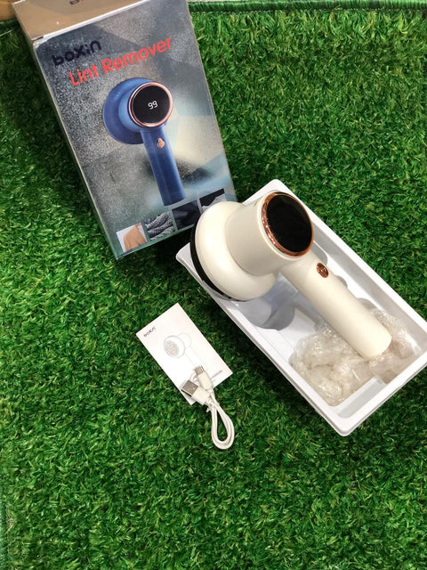 Boxin Portable Lint Remover Rechargeable With Led Display USB Portable Clothes Shaver for Fluff Pilling Fabric