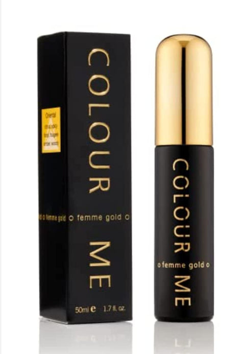 COLOUR ME Perfume Gold Femme 50 ML | Best Quality Fragrance For Men &amp; Women