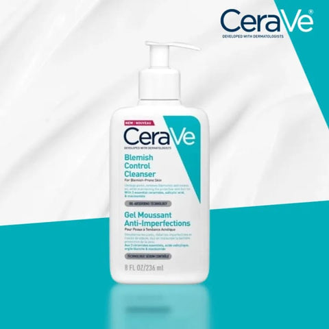 CeraVe Blemish Control Face Cleanser for Blemish-Prone Skin With 2% Salicylic Acid &amp; Niacinamide For Blemish-Prone Skin