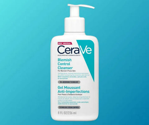 CeraVe Blemish Control Face Cleanser for Blemish-Prone Skin With 2% Salicylic Acid &amp; Niacinamide For Blemish-Prone Skin