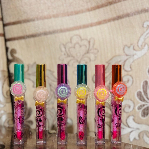 2 Pcs High Pigmented Beautiful Glitter Lipgloss (random color)
