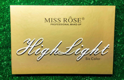 6 in 1 Miss Rose Ultimate Glow Highlighter Kit For Face Smoothness
