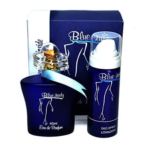 Combo Pack Blue Lady sellon Perfume &amp; Deo Spray  40ml Perfume body spray 50 ml)