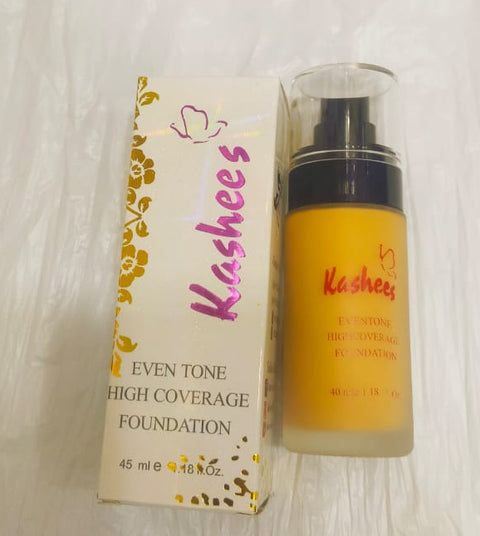 (pack of 4 ) Kashe's Rice Extract Bright +Kashees Foundation  &amp; Glow Kit ( Rice Face Wash + Rice Scrub + Rice Mask +Kashees Foundation  )