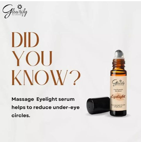 Glowrify Eyelight Serum - Eliminates Dark Circles Around Eyes &amp; Puffy Eyes 10 ML